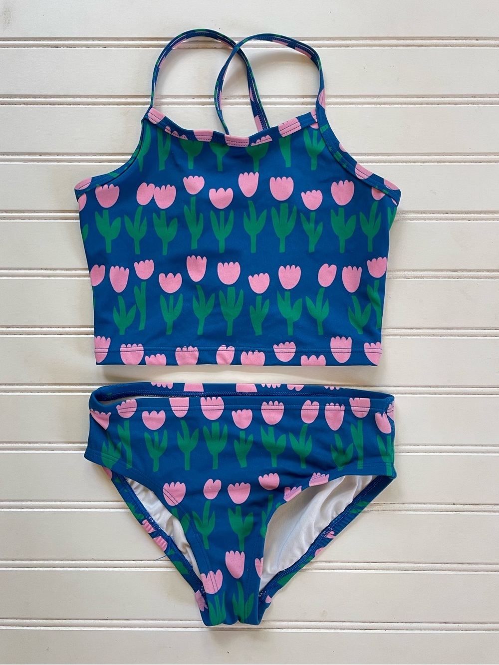 HANNA ANDERSSON VGUC Colorful Tulip Print 2PC Swimsuit